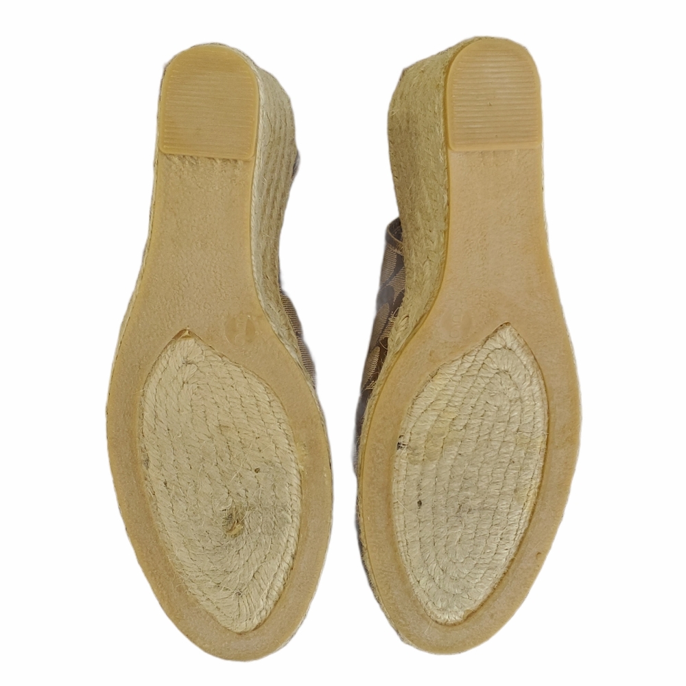 Coach Kara Signature Logo Espadrille Wedges - Picture 10 of 11